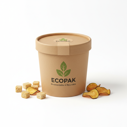 Kraft paper food container 300ml